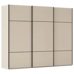 Schwebet&uuml;renschrank in Champagner