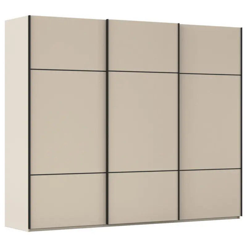 Schwebet&uuml;renschrank in Champagner