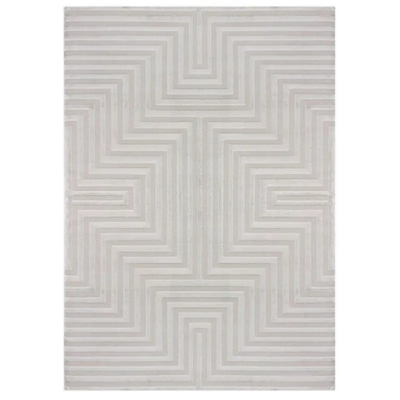 Webteppich 120/170 cm Sahara Silberfarben