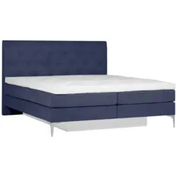 Boxspringbett 180/200 cm in Blau
