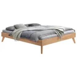 Bett 140/200 cm in Eiche Bianco