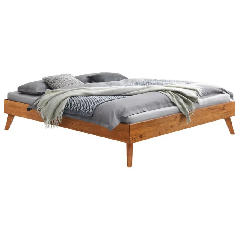 Bett 140/200 cm in Wildeiche