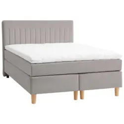 Boxspringbett 140/200 cm in Grau