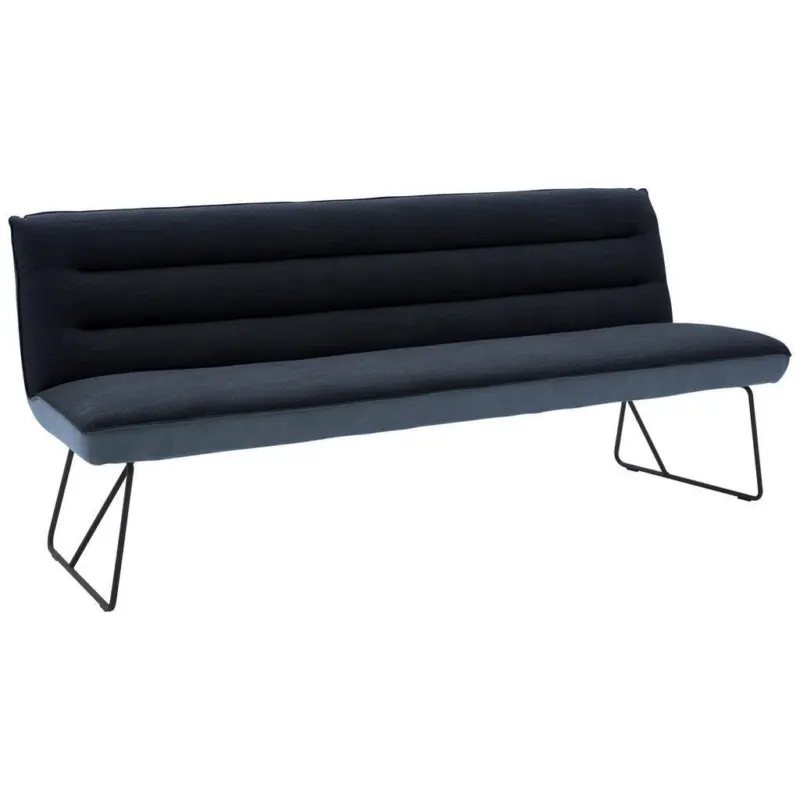 Sitzbank 238/89/68 cm in Blau, Schwarz, Dunkelblau
