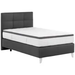 Boxspringbett 120/200 cm in Schwarz