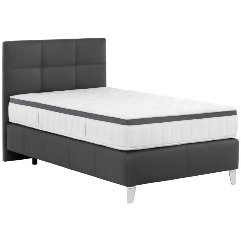 Boxspringbett 120/200 cm in Schwarz