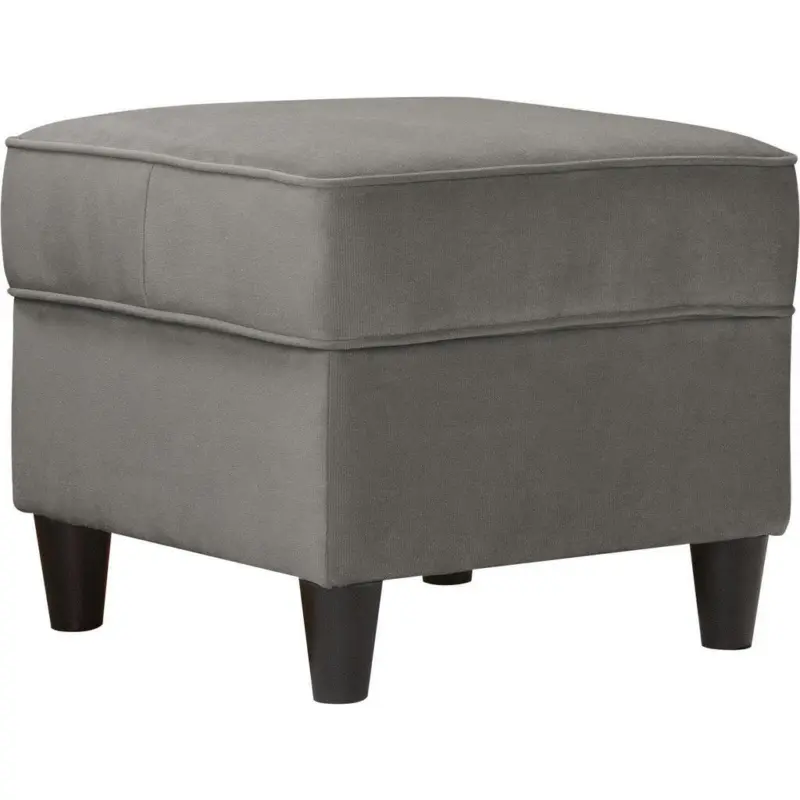 Hocker in Textil Grau