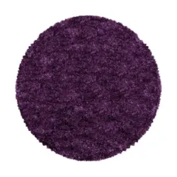 Hochflorteppich 160 cm Fluffy 3500 Lila Lila