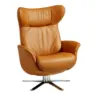 Relaxsessel in Leder Braun