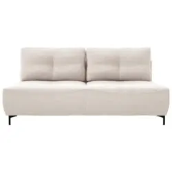 Schlafsofa in Struktur Creme