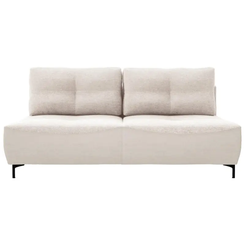 Schlafsofa in Struktur Creme