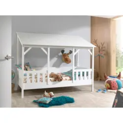 Hausbett 90/200 cm in Wei&szlig;