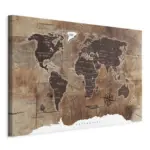 XXXLutz Lauterach - Ihr M&ouml;belhaus bei Bregenz Leinwandbild Weltkarte 120/80/1,2 cm