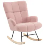 XXXLutz Lauterach - Ihr M&ouml;belhaus bei Bregenz Schaukelstuhl in Boucl&eacute; Rosa