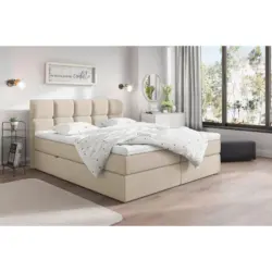 Boxbett 160/200 cm in Creme