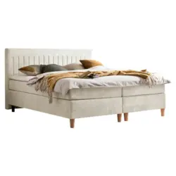 Boxspringbett 180/200 cm in Beige