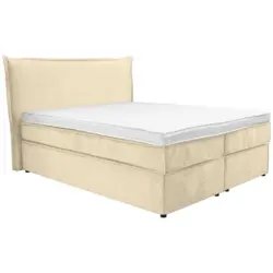 Boxspringbett 160/200 cm in Creme