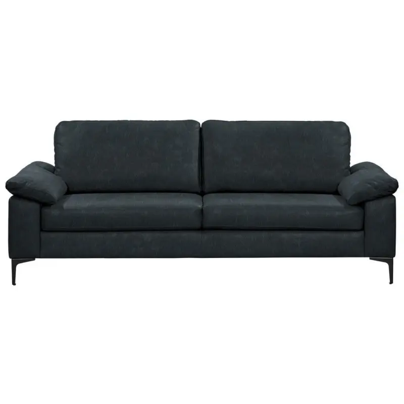 2,5-Sitzer in Echtleder Dunkelblau