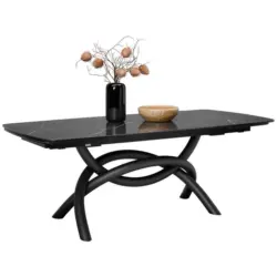 Esstisch in Metall, Keramik 200/100/75 cm