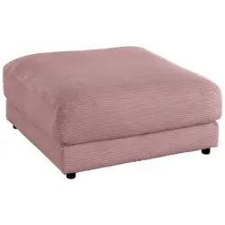 Hocker in Textil Rosa