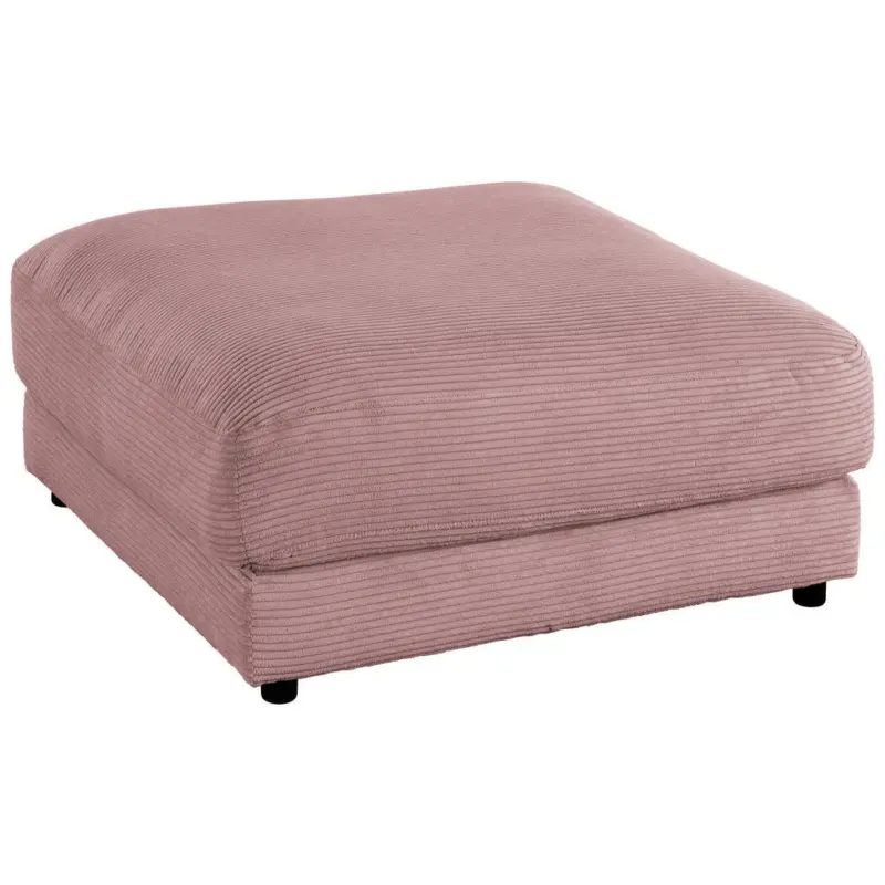 Hocker in Textil Rosa