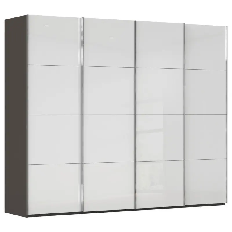 Schwebet&uuml;renschrank in Graphitfarben, Seidengrau