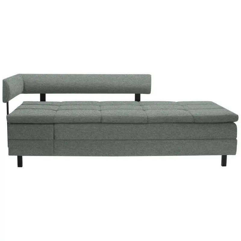 Liege in Flachgewebe T&uuml;rkis