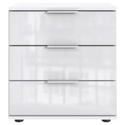 Nachtk&auml;stchen 52/58/38 cm in Wei&szlig;