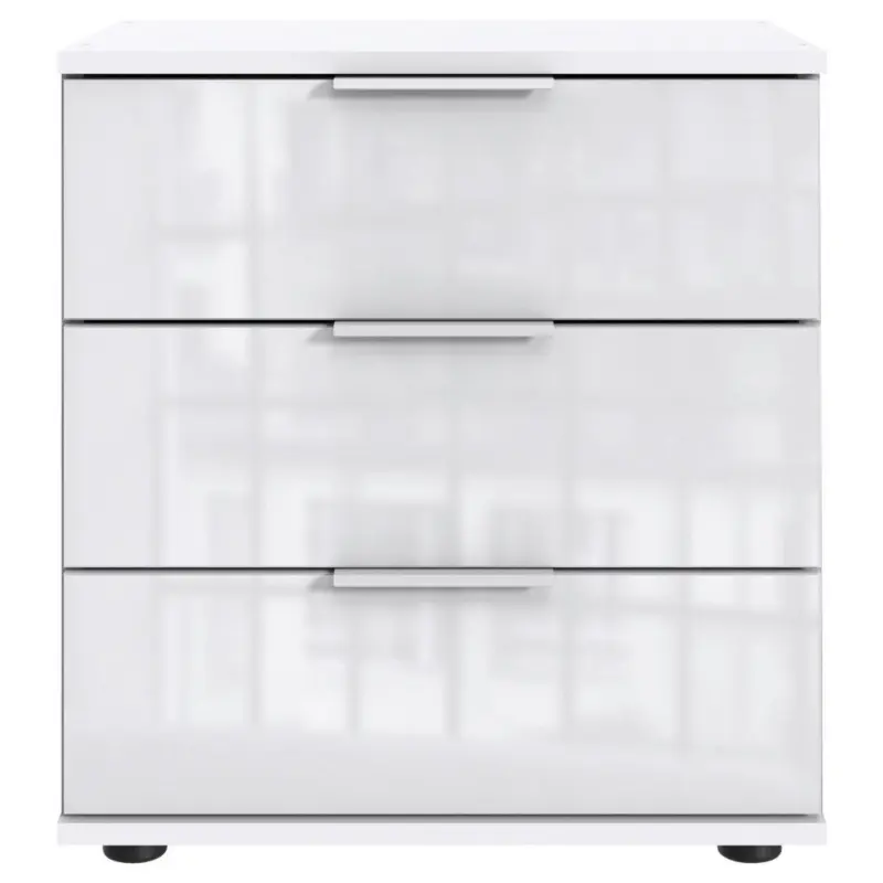 Nachtk&auml;stchen 52/58/38 cm in Wei&szlig;