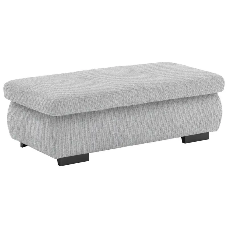 Hocker in Textil Ecru