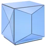 XXXLutz Lauterach - Ihr M&ouml;belhaus bei Bregenz Beistelltisch in Glas, Holzwerkstoff 40/40/40 cm