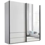 XXXLutz Lauterach - Ihr M&ouml;belhaus bei Bregenz Schwebet&uuml;renschrank in Schwarz, Wei&szlig;