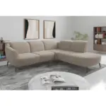 XXXLutz Lauterach - Ihr M&ouml;belhaus bei Bregenz Ecksofa ZOE E in Mikrofaser Beige 300/267 cm