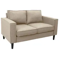 2-Sitzer-Sofa Beluna in Leinenoptik Beige