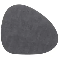 Tischset Textil Grau, Dunkelgrau 37/44 cm