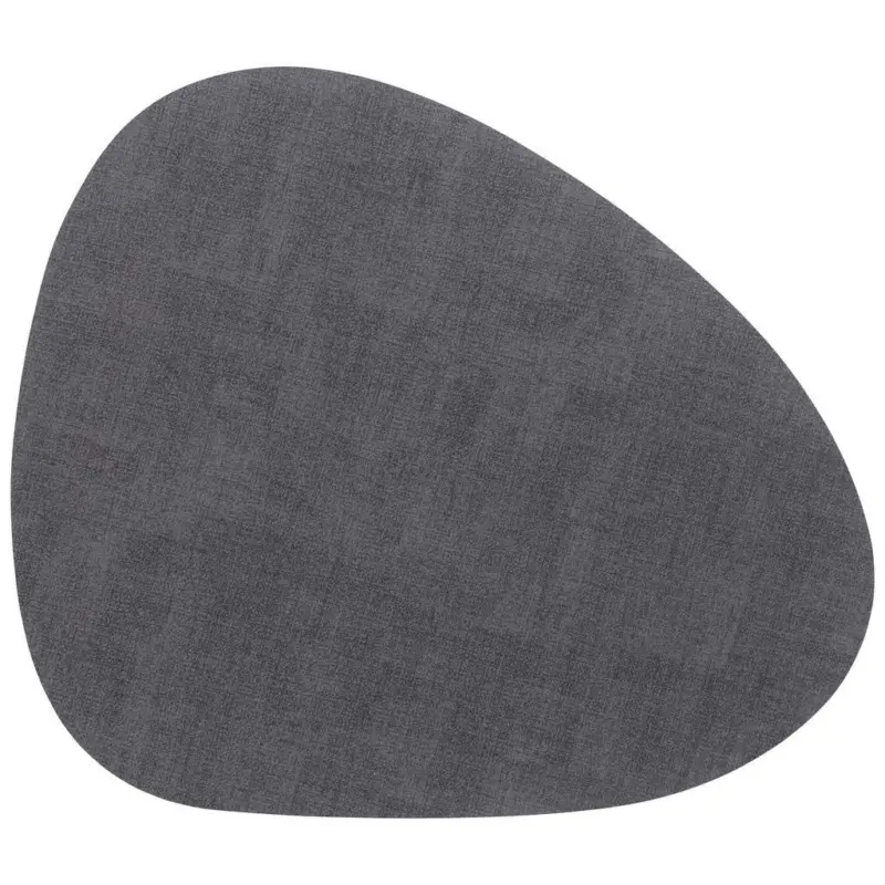 Tischset Textil Grau, Dunkelgrau 37/44 cm