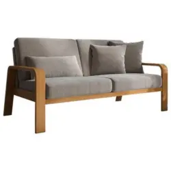 2,5-Sitzer in Mikrofaser Cappuccino