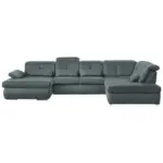 XXXLutz Lauterach - Ihr M&ouml;belhaus bei Bregenz Wohnlandschaft in Mikrofaser Blaugrau