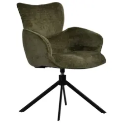 Armlehnstuhl Stoffauswahl, Sitzfl&auml;che 360&deg; drehbar Webstoff