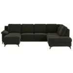 XXXLutz Lauterach - Ihr M&ouml;belhaus bei Bregenz Wohnlandschaft in Flachgewebe Dunkelgr&uuml;n