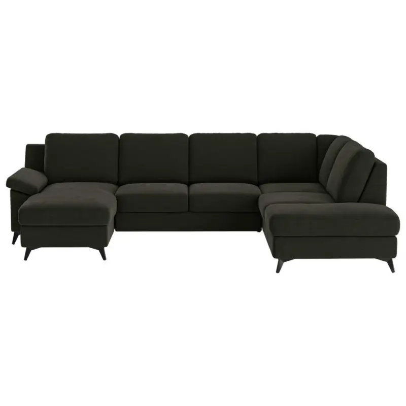 Wohnlandschaft in Flachgewebe Dunkelgr&uuml;n