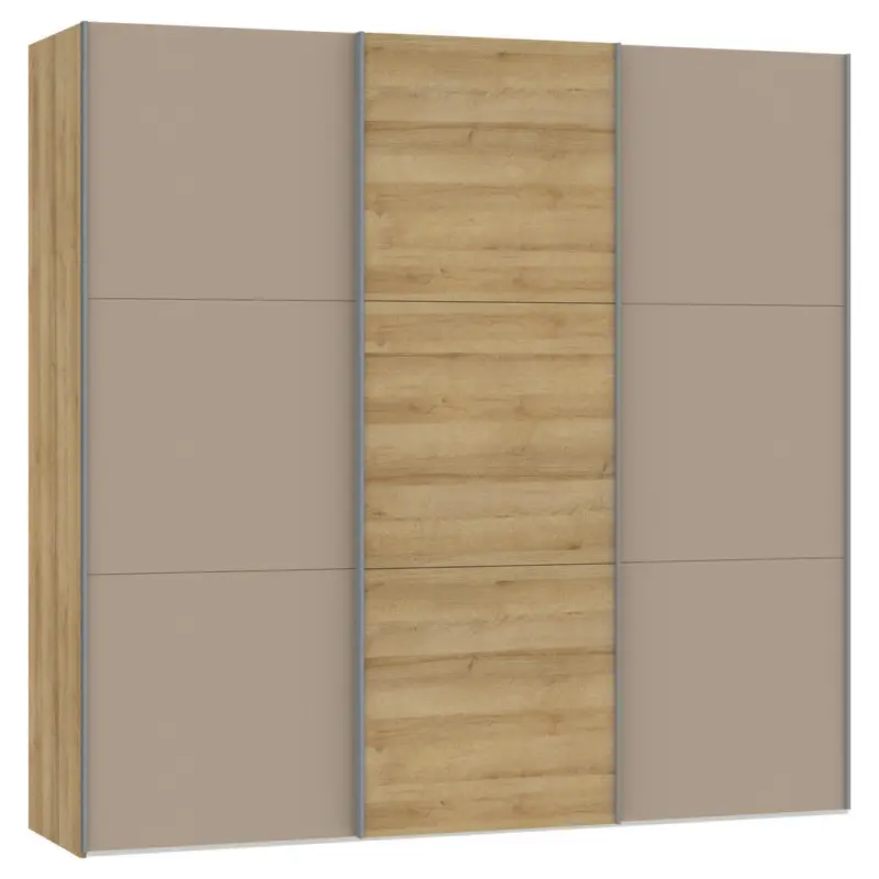 Schwebet&uuml;renschrank in Eichefarben, Hellbraun