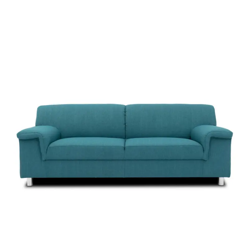 3-Sitzer-Sofa in Webstoff Petrol