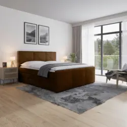 Boxspringbett 180/200 cm in Braun