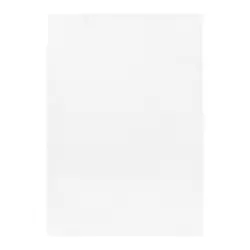 Hochflorteppich 120/170 cm Pouffy Wei&szlig;