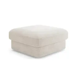 Hocker in Textil Creme