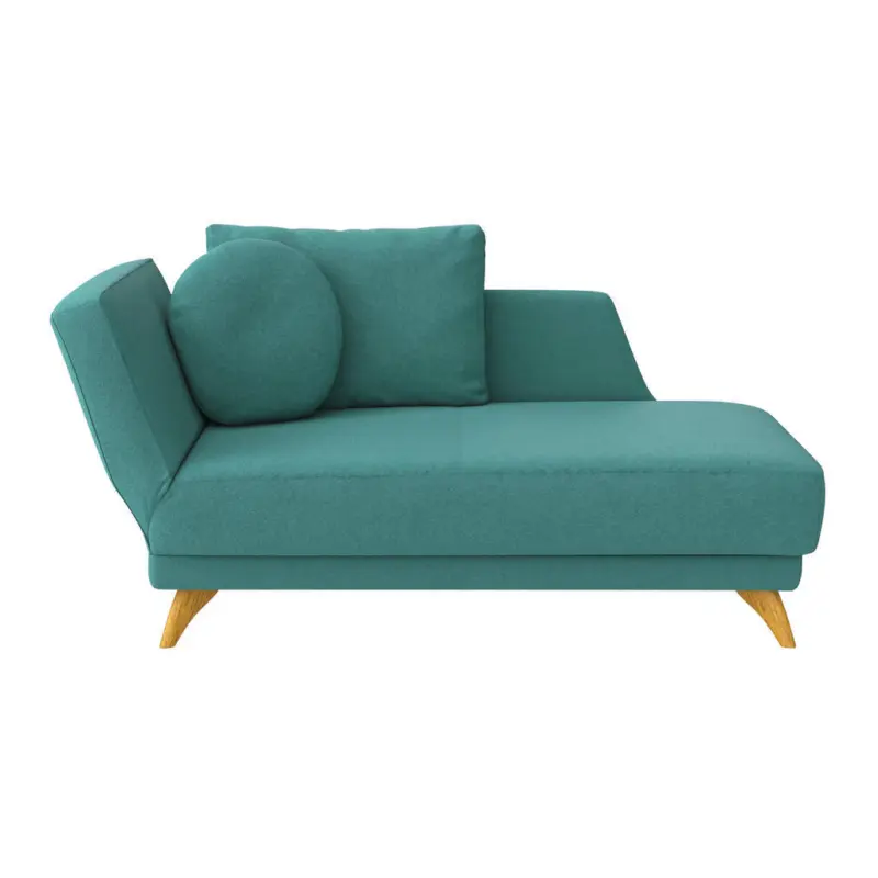 R&eacute;camiere in Flachgewebe Petrol