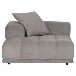 Sofaelement in Flachgewebe Greige