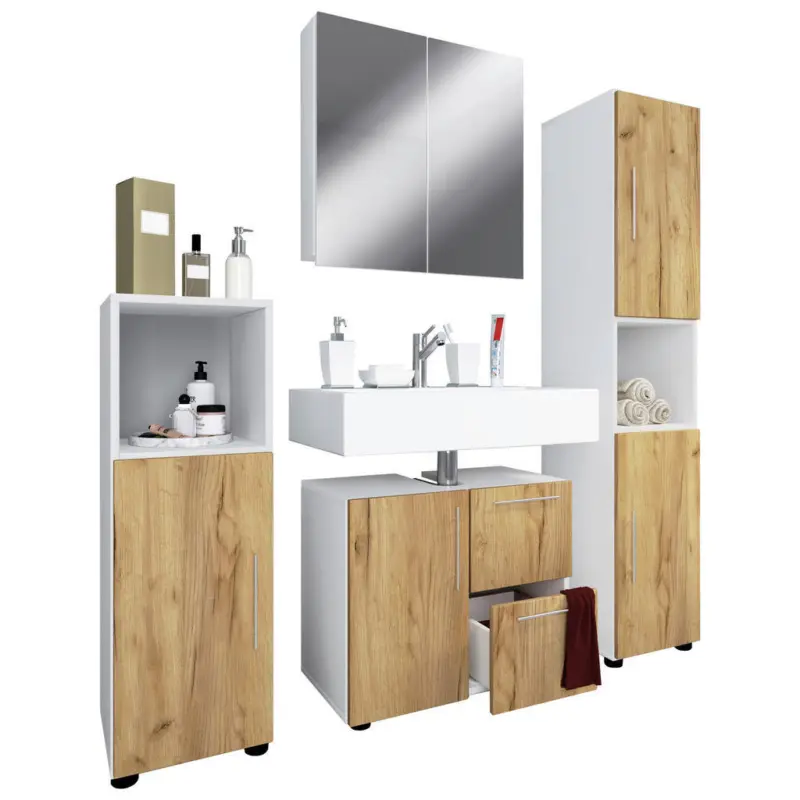 Badezimmer 4-teilig in 123 cm