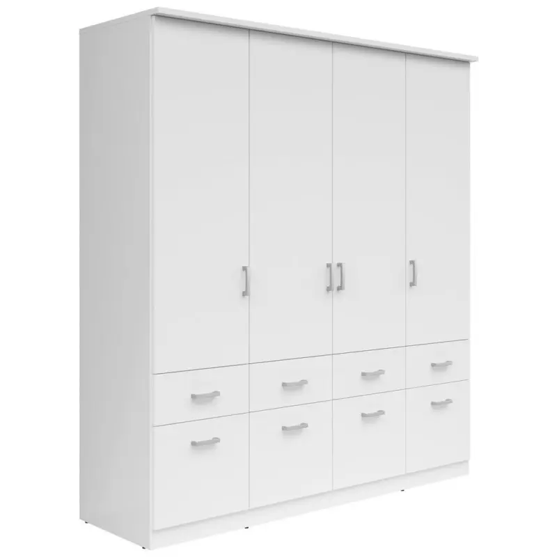 Kleiderschrank in Wei&szlig;